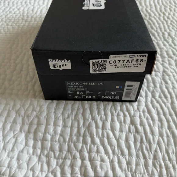 Onitsuka Tiger Mexico 66 Slip On Birch, Navy Size 7 - Picture 3 of 6